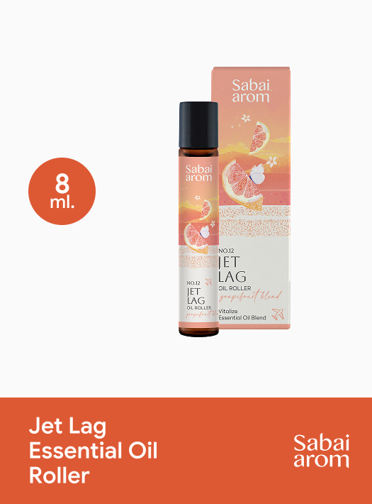 Jet Lag Essential Oil Roller 8 ml.