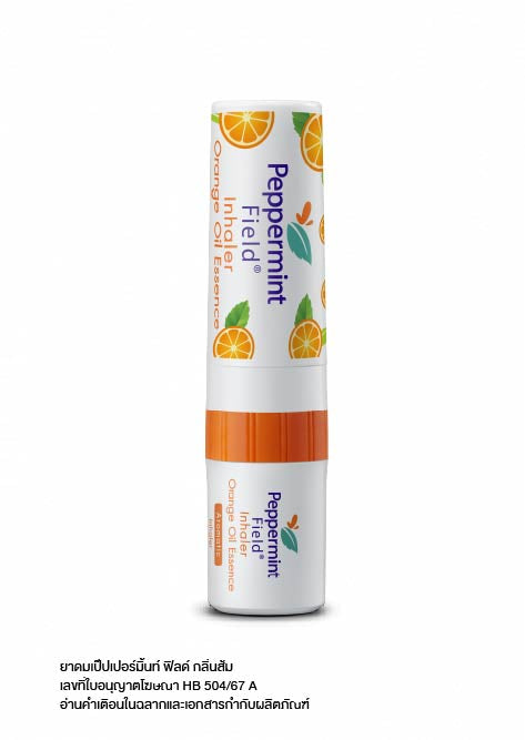 Peppermint Field Inhaler Orange Oil 2 cc.
