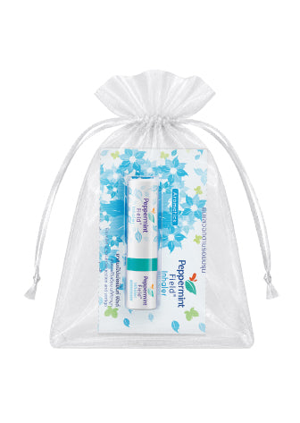 Peppermint Field Memorial Gift Peppermint Field Inhaler 2 cc with Organza Drawstring Bag