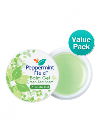 Peppermint Field Balm Gel green tea scent 8g. (value pack)