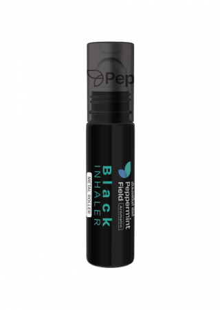 Peppermint Field Black Inhaler Roller
