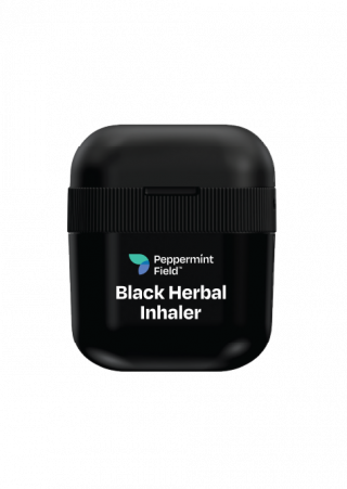 Peppermint Field Black Herbal Inhaler