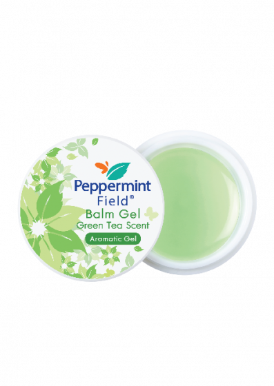 Peppermint Field Balm Gel green tea scent 8g.