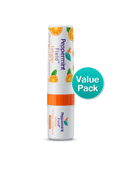   Peppermint Field Inhaler Orange Oil 2 cc. (value pack)